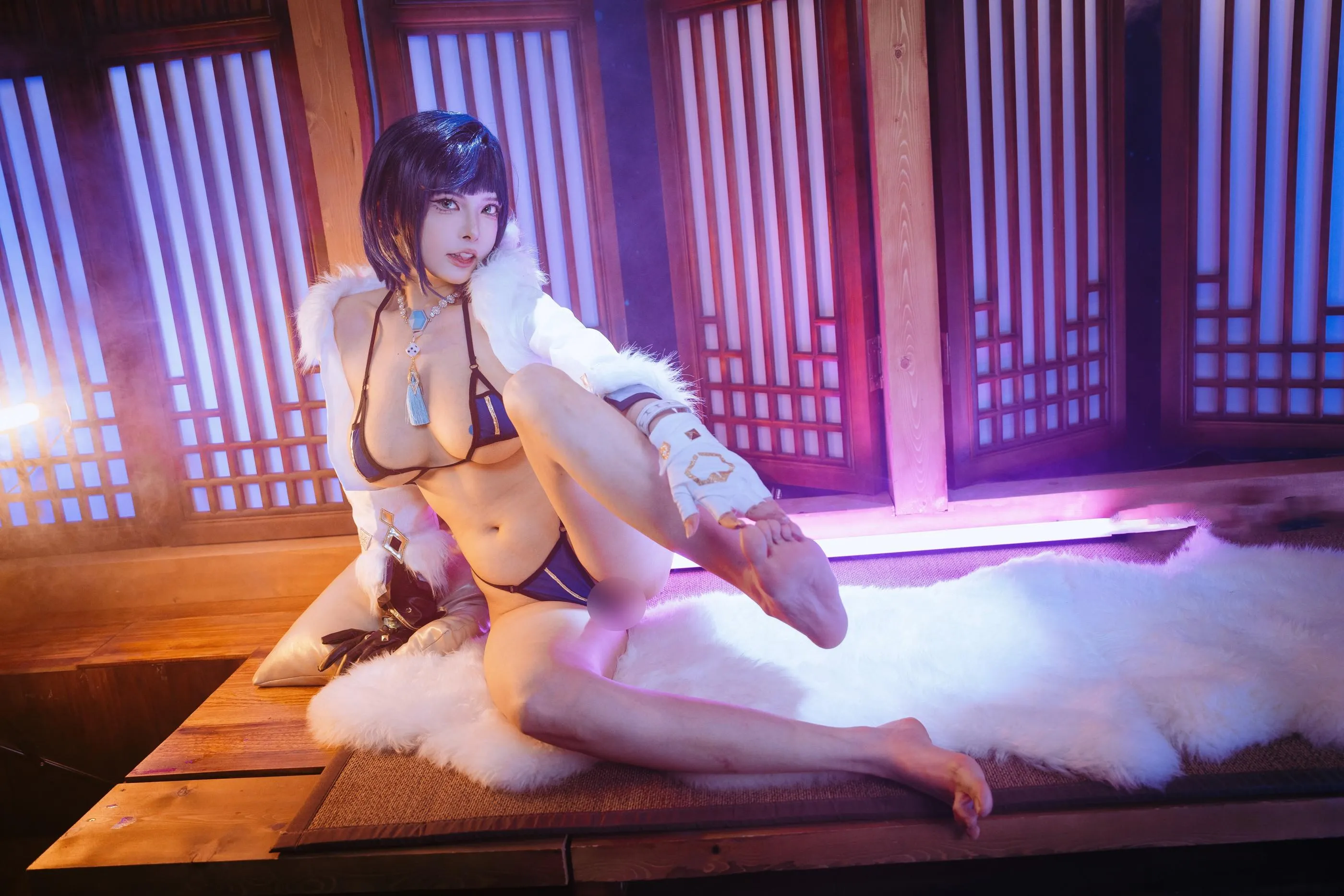秋和柯基 – NO.107 夜兰 内衣 [66P]插图3